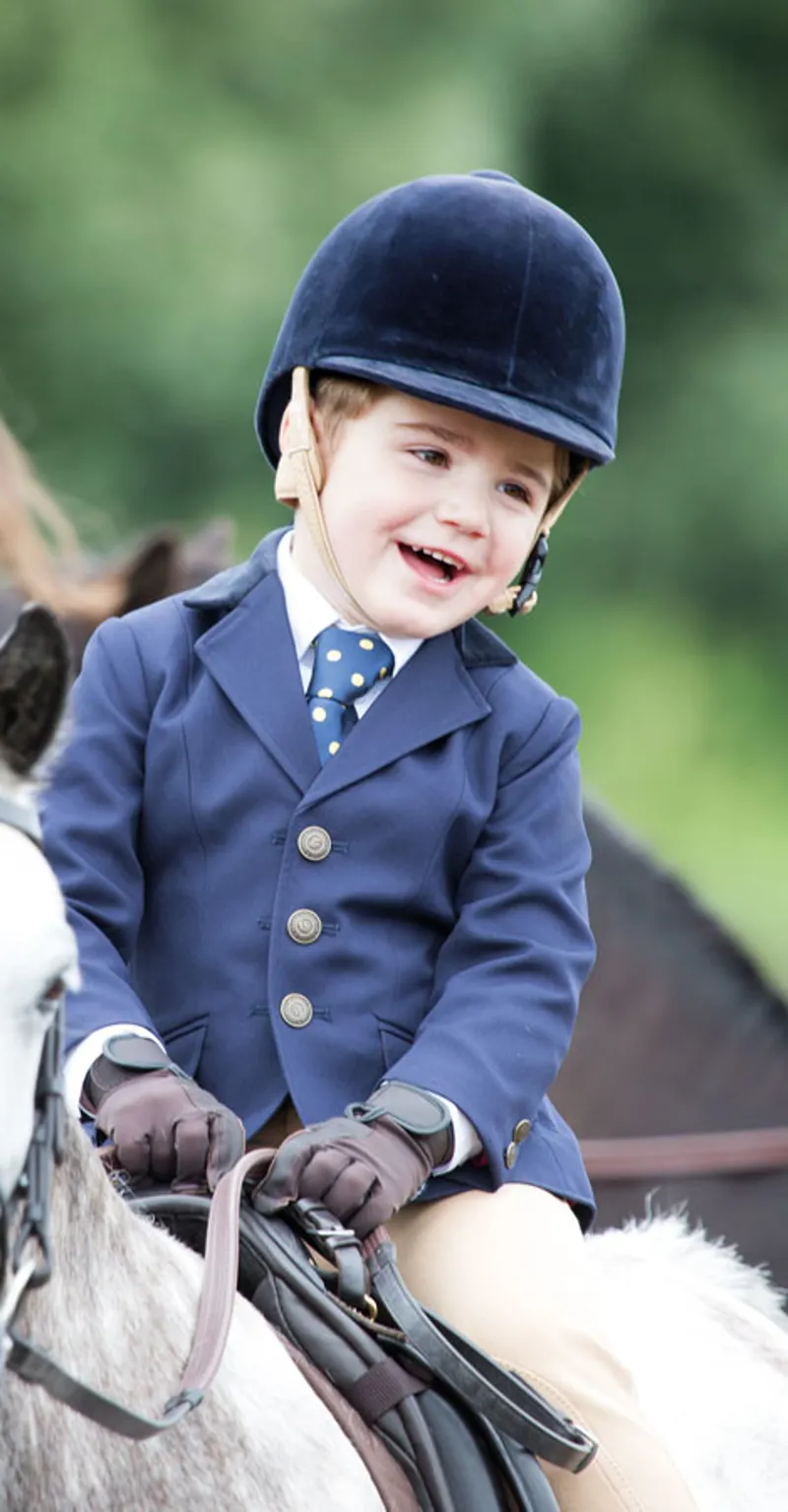 Shires Junior Aston Competition Jacket Navy